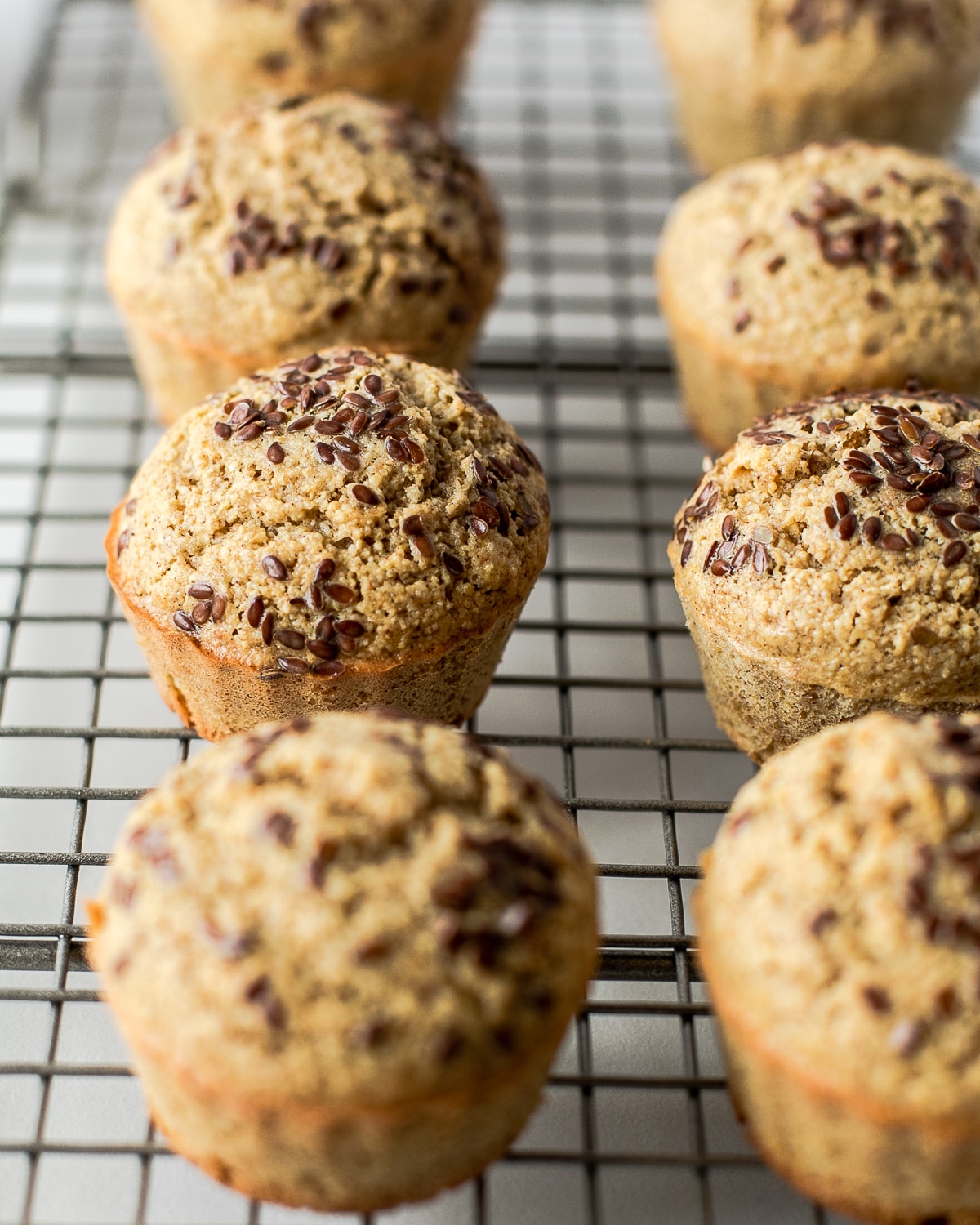 healthy gluten free flax muffins
