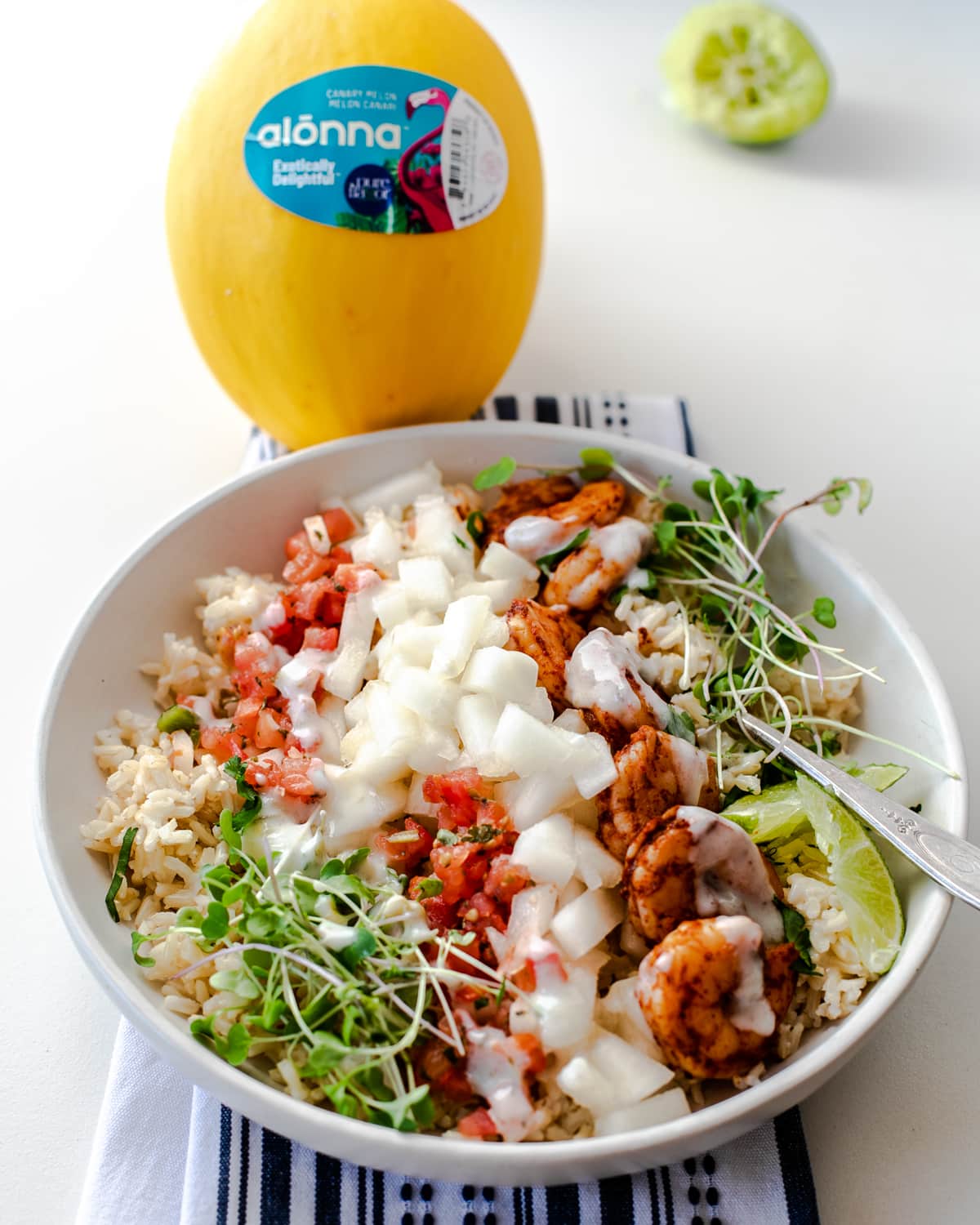 spicy shrimp bowl