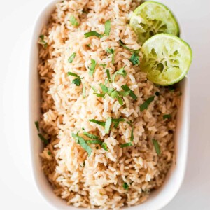 Instant Pot Cilantro Brown Rice