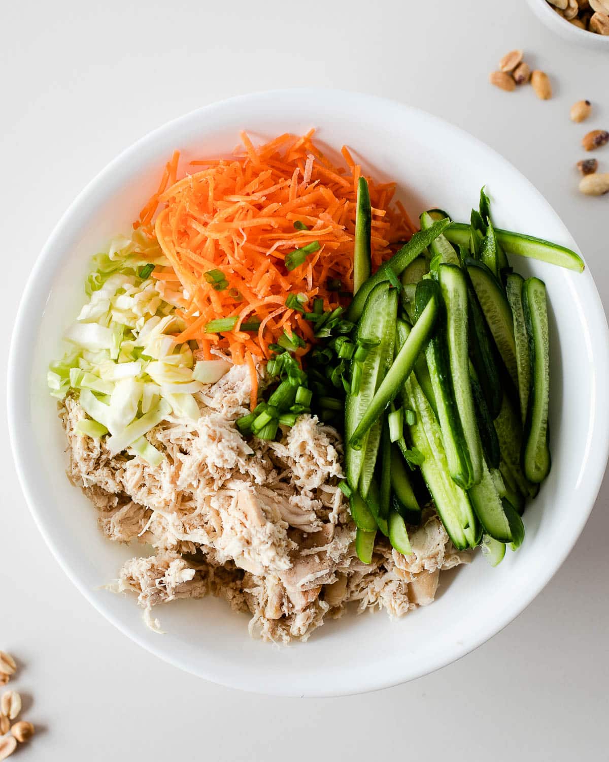 spicy thai chicken salad meal prep