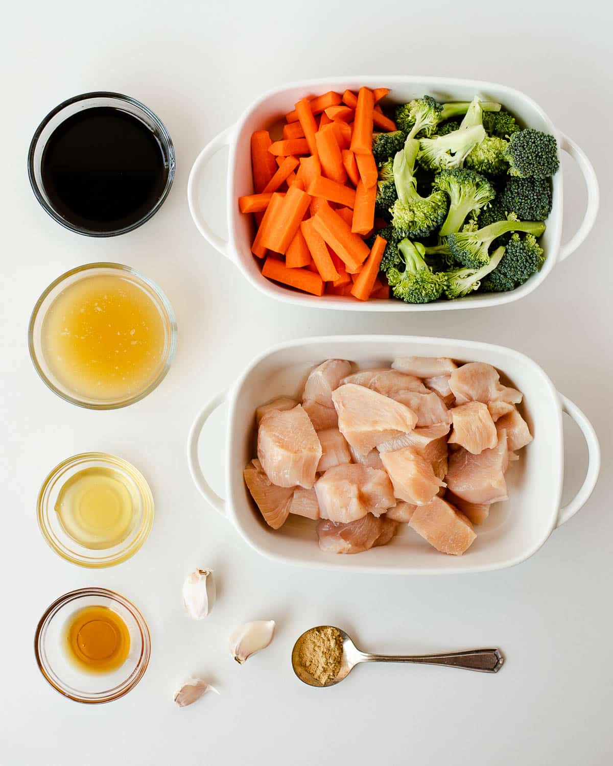 What you need for delicious instant pot chicken and stir fry vegetables