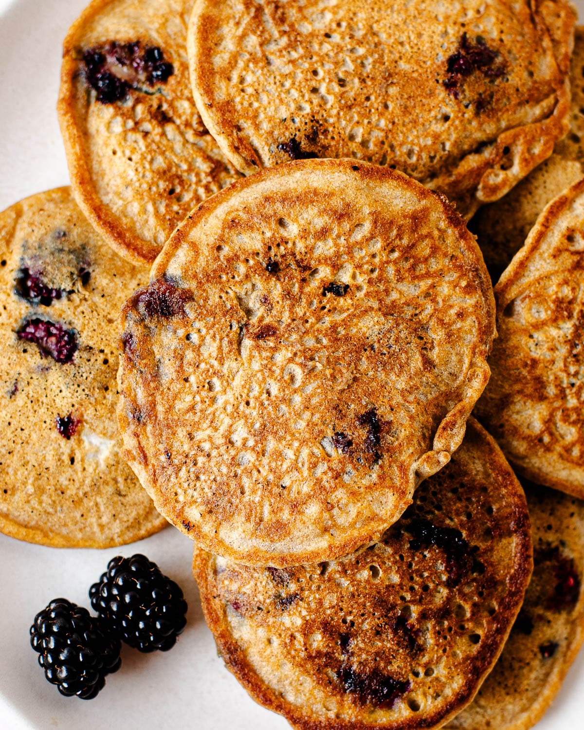 how to store leftover blackberry pancakes