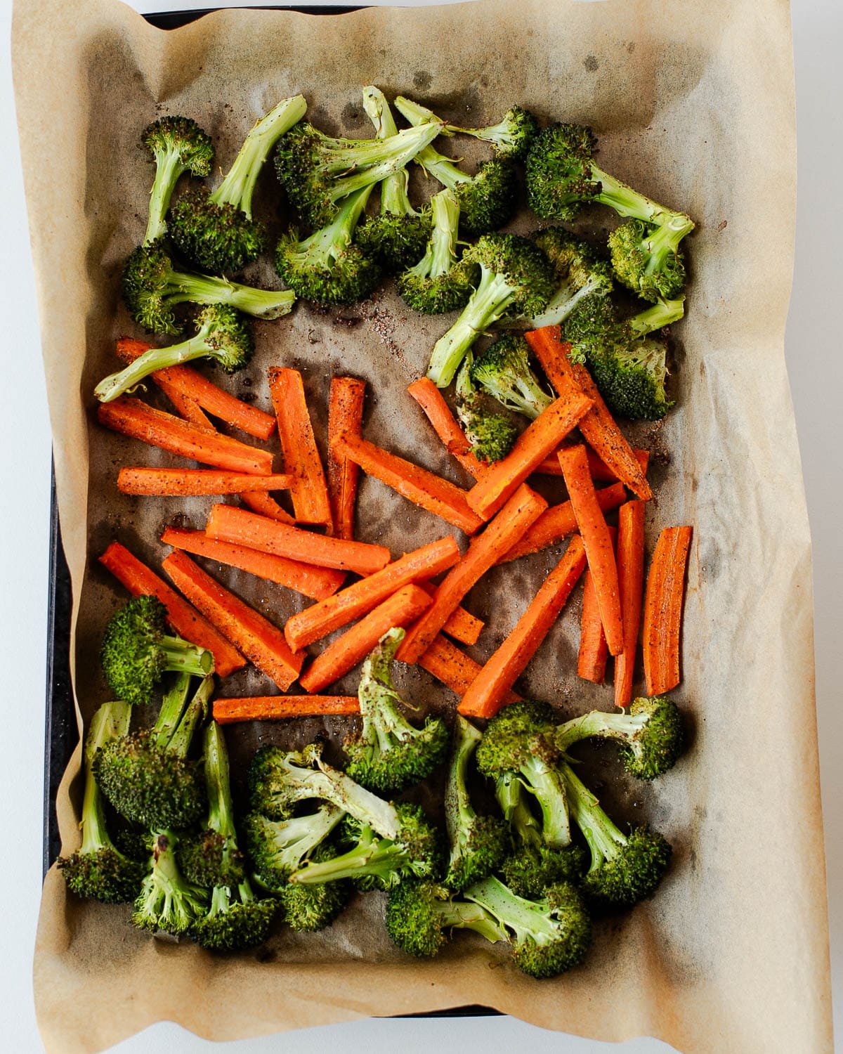 how to make roasted broccoli and carrots