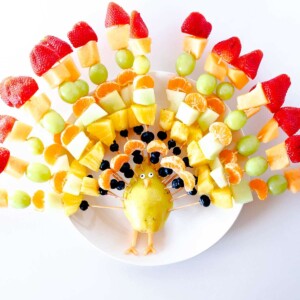 Seriously Cute Fruit Turkey Platter