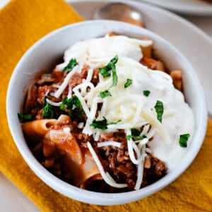 recipe for lazy lasagna