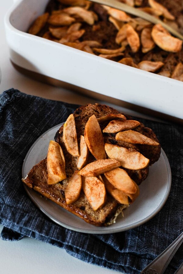 Healthy Cinnamon Apple French Toast Bake Recipe