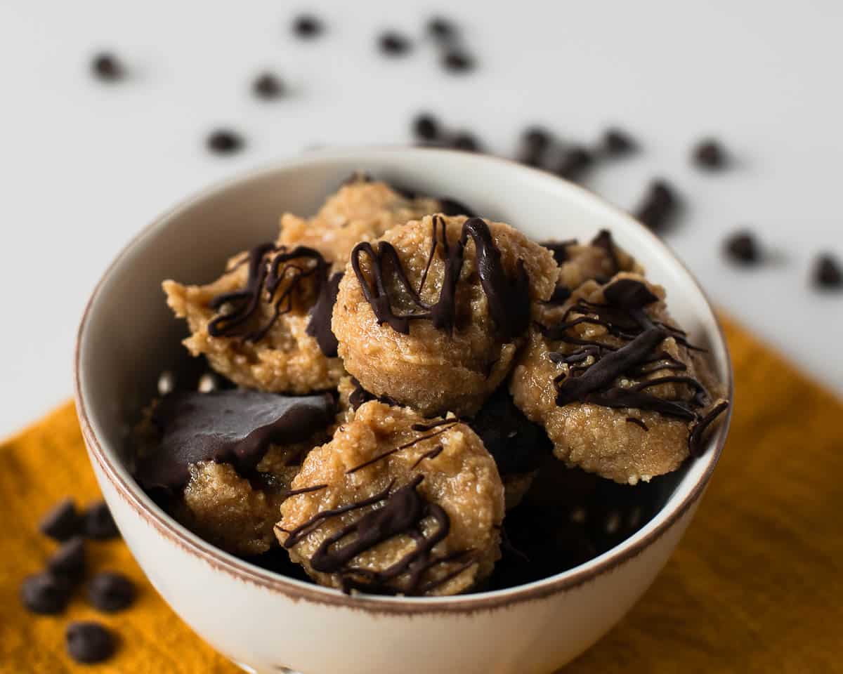 high protein cookie dough bites recipe