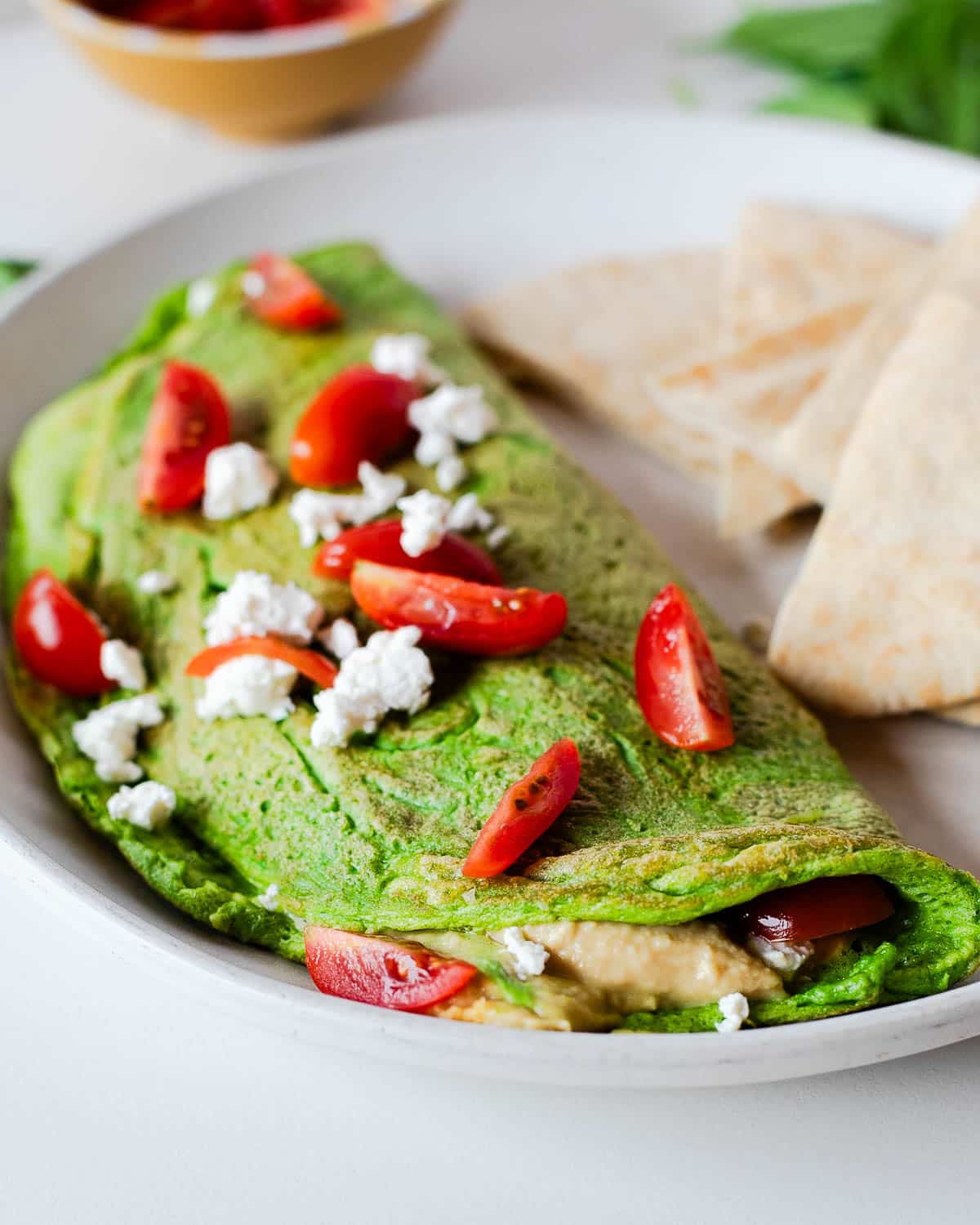 healthy green egg omelette recipe