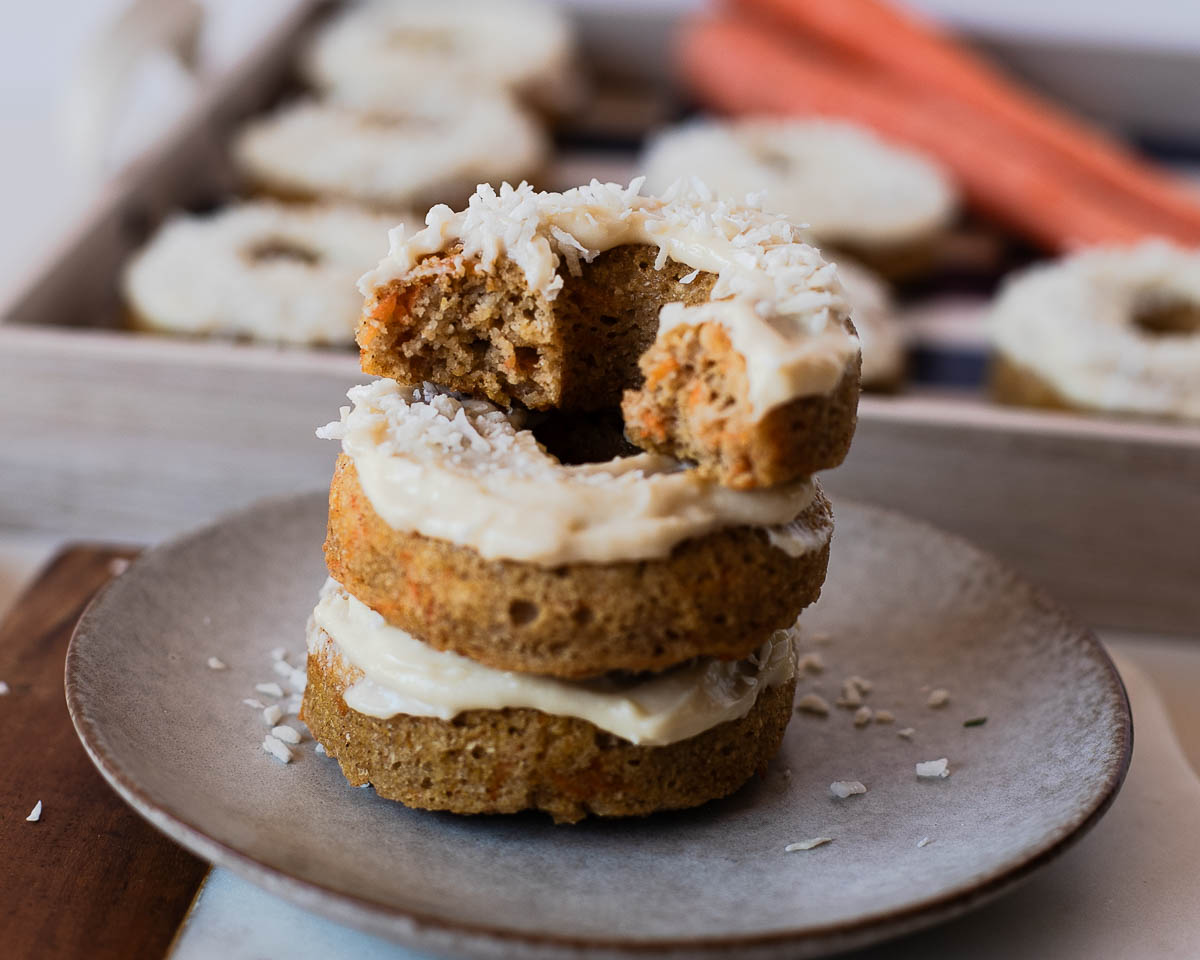 easy baked carrot cake donuts recipe