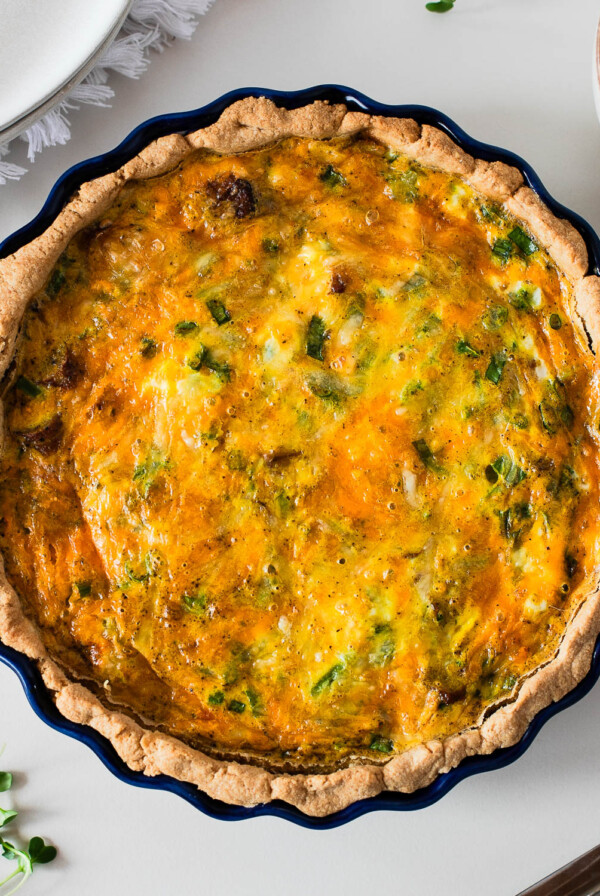 healthy quiche recipe at home