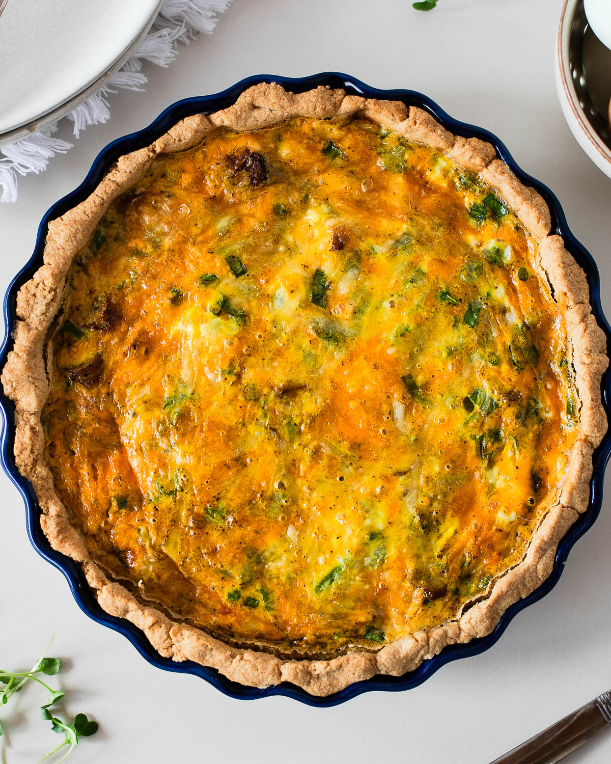 healthy quiche recipe at home