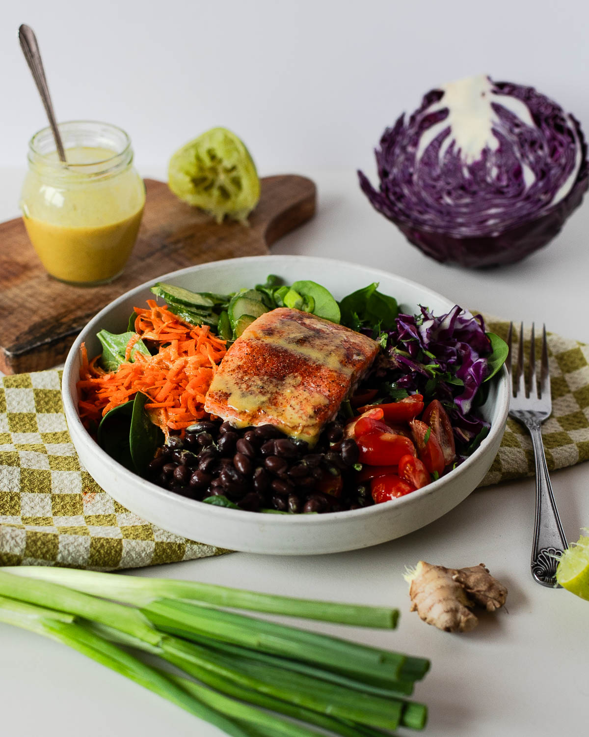 nourishing salmon bowl recipe